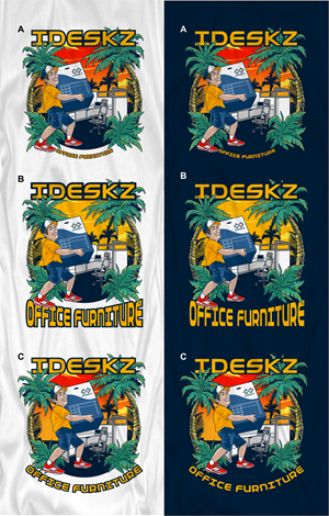 T-shirt Design by Yakuza20 for Ideskz Office Furniture | Design: #31070864