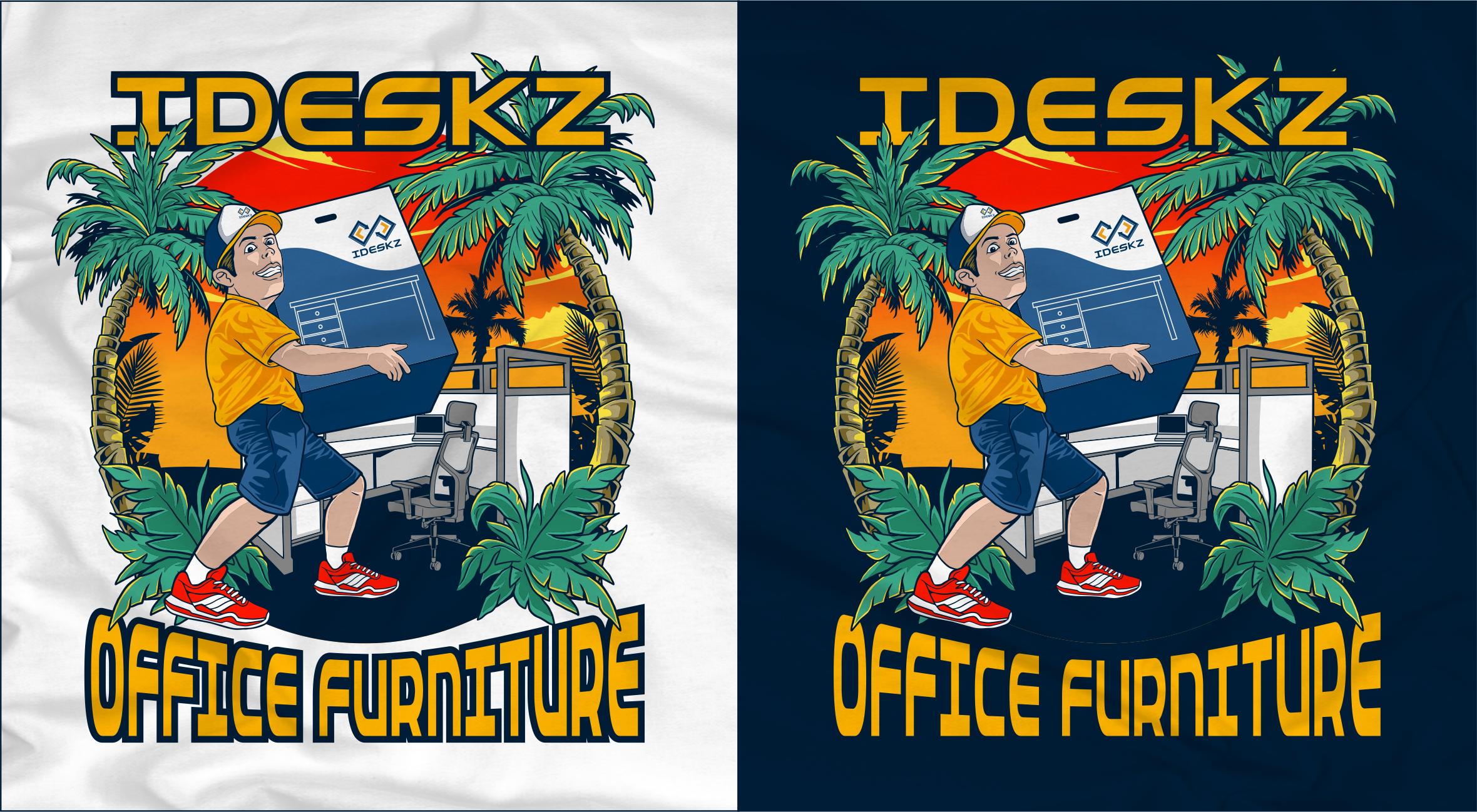 T-shirt Design by Yakuza20 for Ideskz Office Furniture | Design #31070891