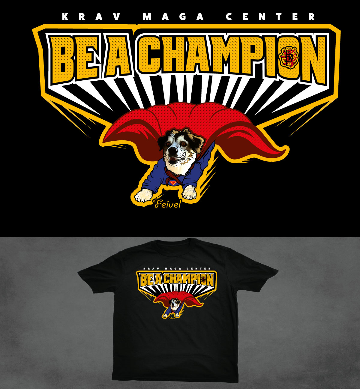 Diseño de Camiseta por SpaGGy para MJ Fitness Krav Maga Center | Diseño #31142259