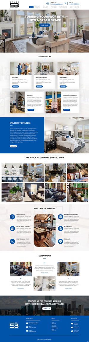 Web Design by pb for this project | Design #31081974