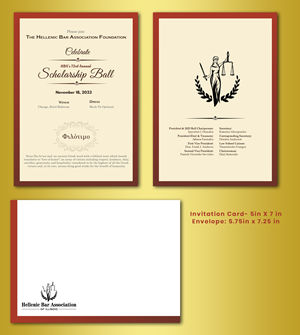 Einladungs-Design von Expert Designer für Hellenic Bar Association | Design: #31086095