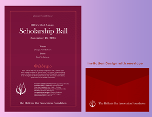 Einladungs-Design von Expert Designer für Hellenic Bar Association | Design: #31096612