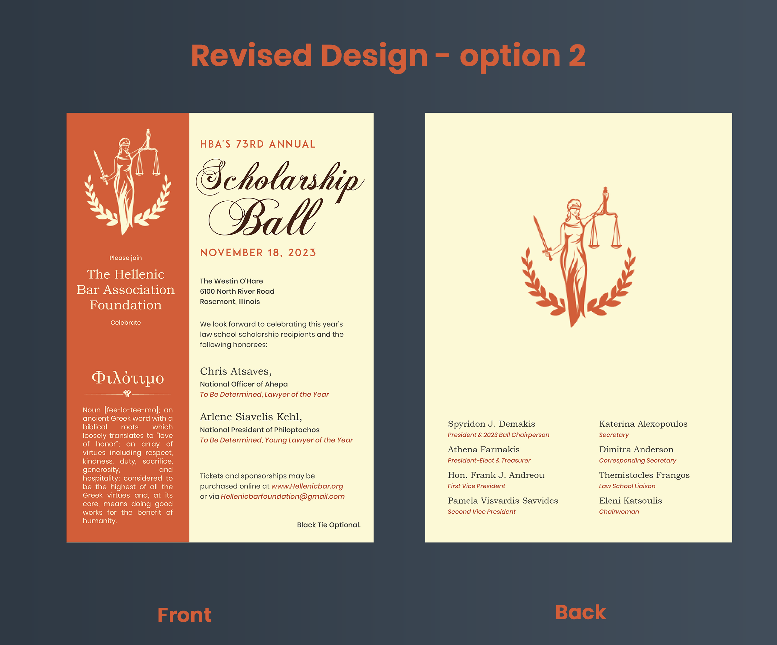 Einladungs-Design von Expert Designer für Hellenic Bar Association | Design #31131237