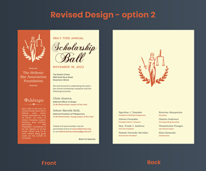 Einladungs-Design von Expert Designer für Hellenic Bar Association | Design: #31131237