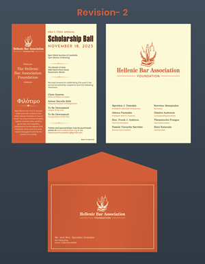 Einladungs-Design von Expert Designer für Hellenic Bar Association | Design: #31133556
