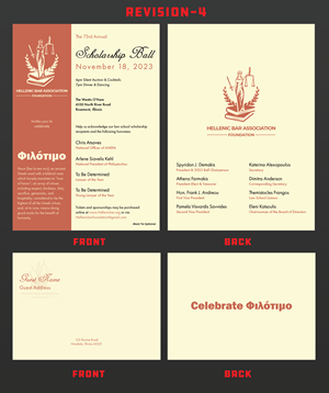 Einladungs-Design von Expert Designer für Hellenic Bar Association | Design: #31150985