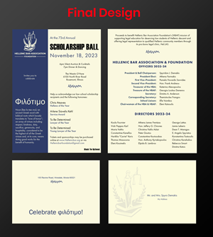 Einladungs-Design von Expert Designer für Hellenic Bar Association | Design: #31194553