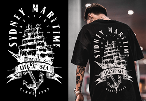 T-shirt Design by DoppelGanger Studio for Sydney Maritime Institute | Design: #31075967