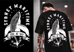 T-shirt Design by DoppelGanger Studio for Sydney Maritime Institute | Design: #31086286