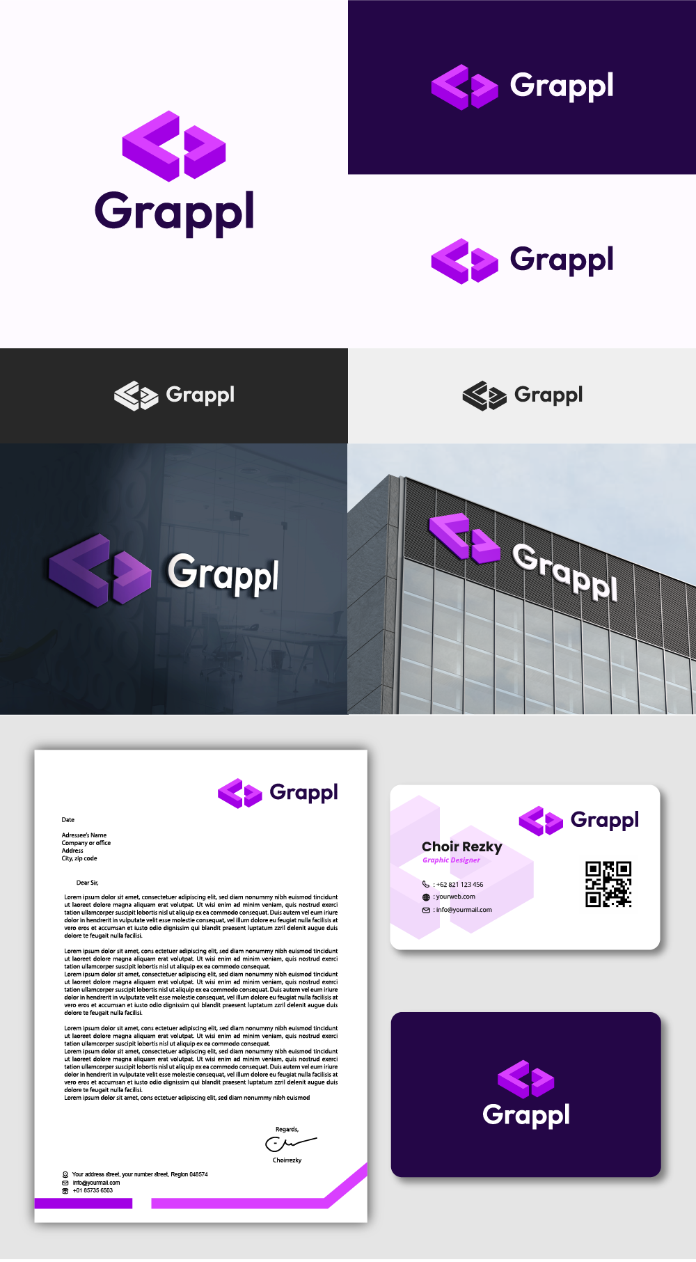 Logo Design by Choiresia.id for Grappl | Design #31164777