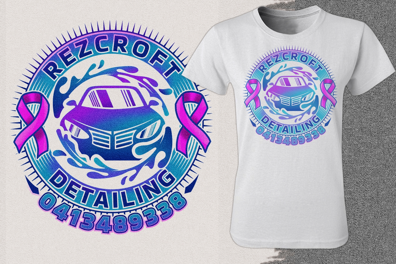 T-shirt Design by Falih A for RezCroft detailing  | Design: #31086016