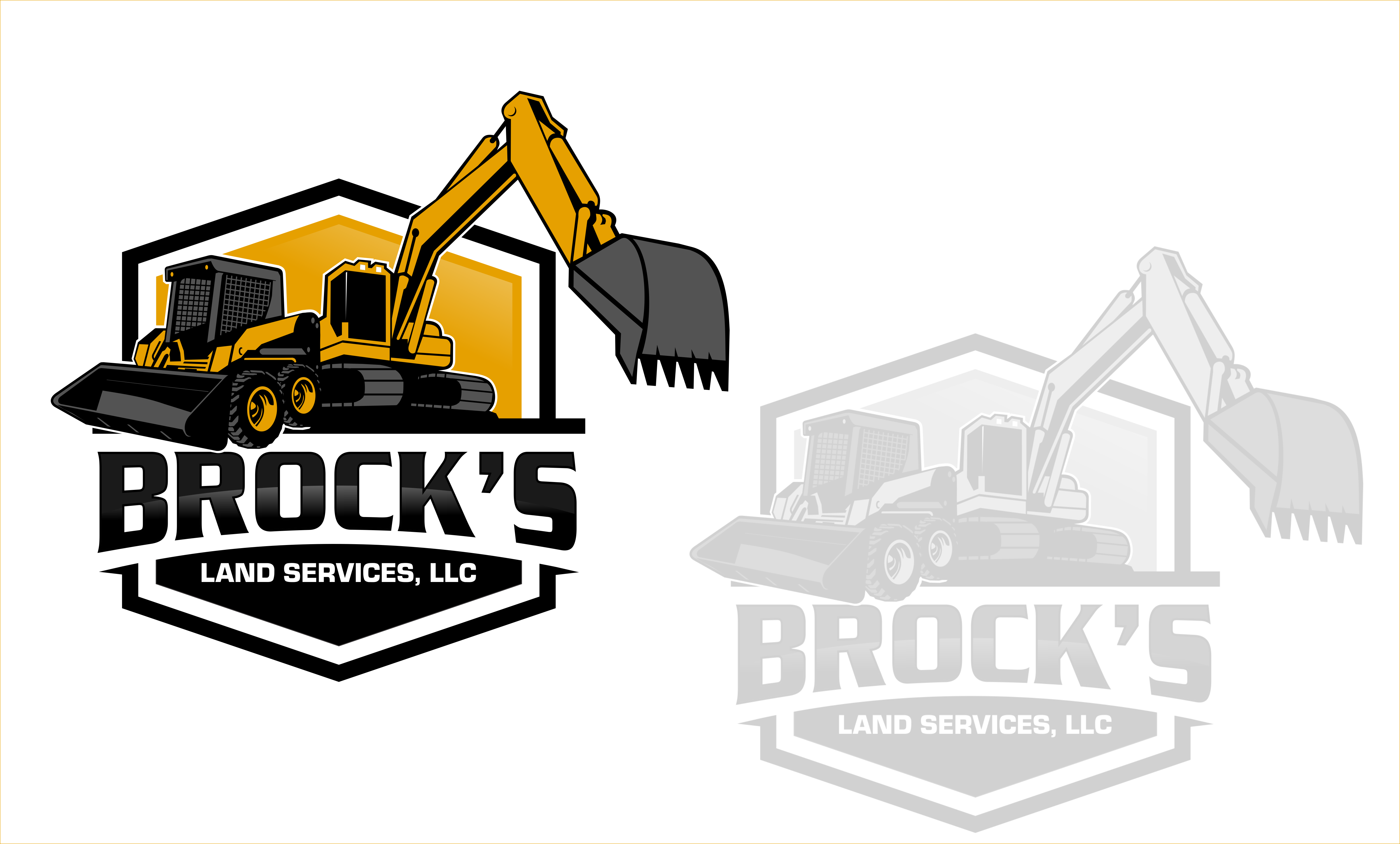 Logo Design by GambarSERU for Brock's Land Services | Design #31075551