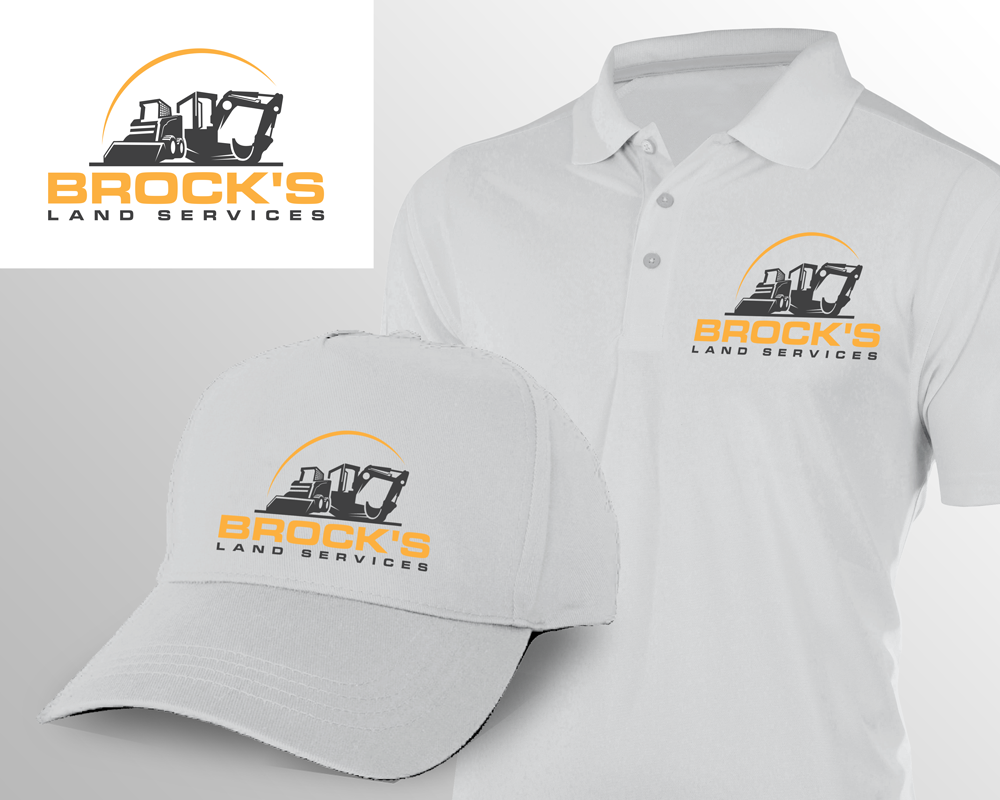 Diseño de Logo por RA-bica para Brock's Land Services | Diseño #31077551