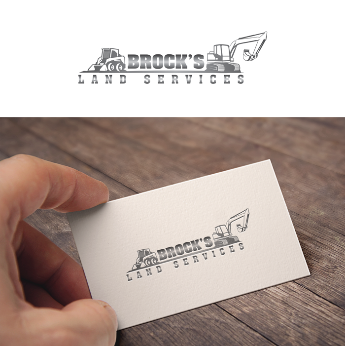 Diseño de Logo por RA-bica para Brock's Land Services | Diseño #31080094
