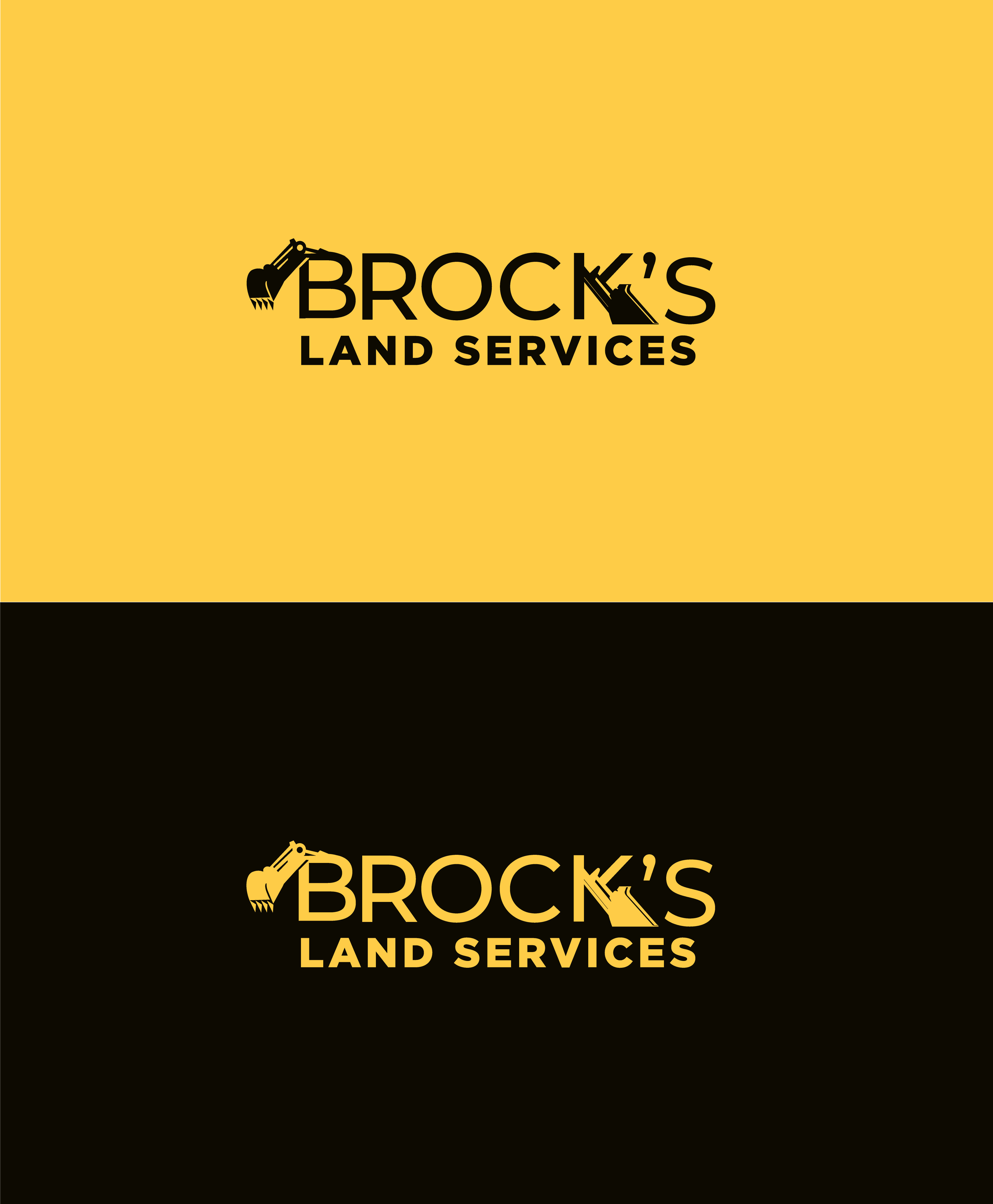 Logo Design by Birdcage for Brock's Land Services | Design #31082563