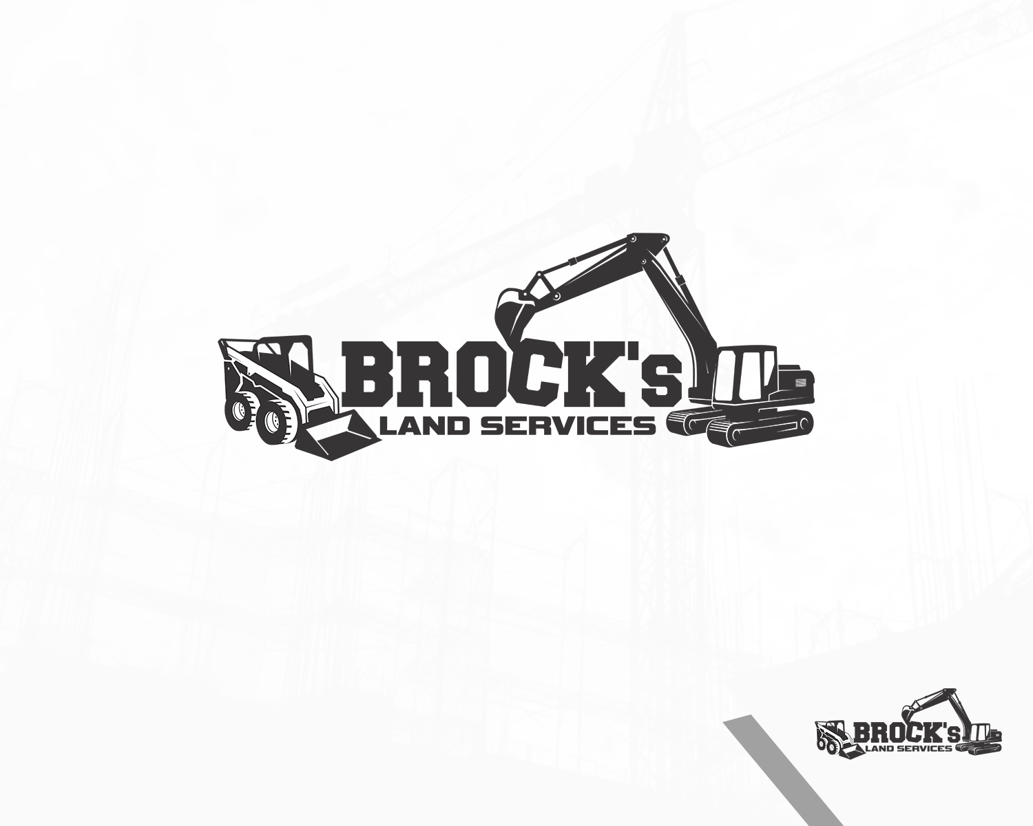 Logo Design by Djamdesign for Brock's Land Services | Design #31076168
