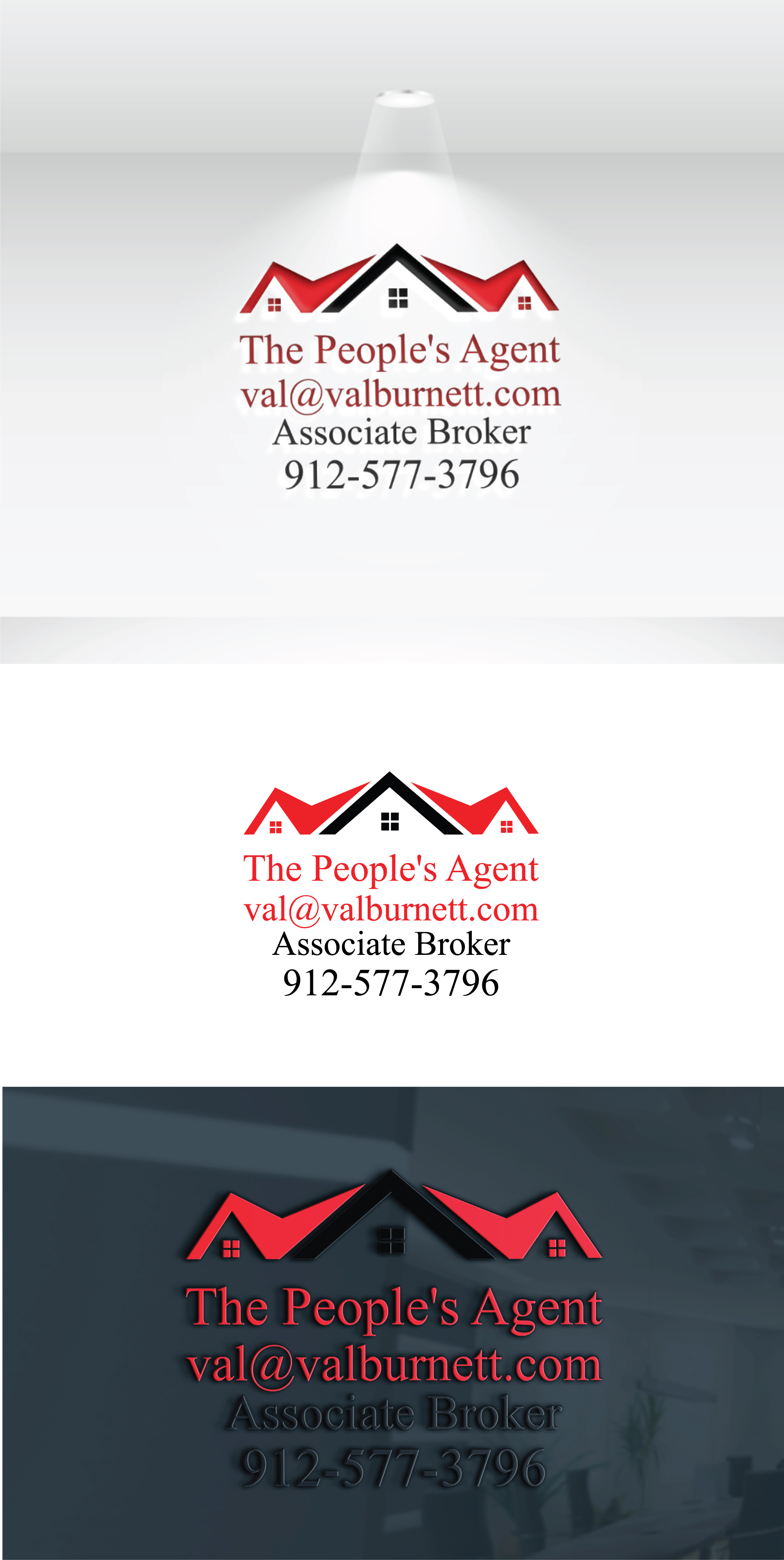 Elegant, Upmarket, Real Estate Logo Design for Val The People