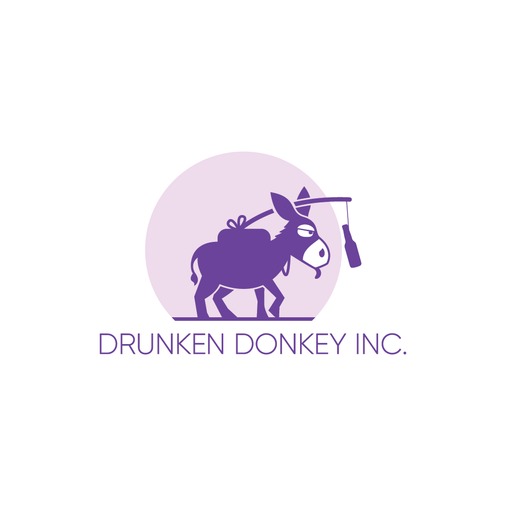 Logo Design by Andylicious for Drunken Donkey Inc | Design #31121080