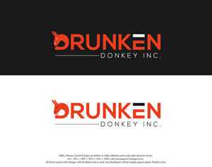 Logo Design by skart for Drunken Donkey Inc | Design: #31077753