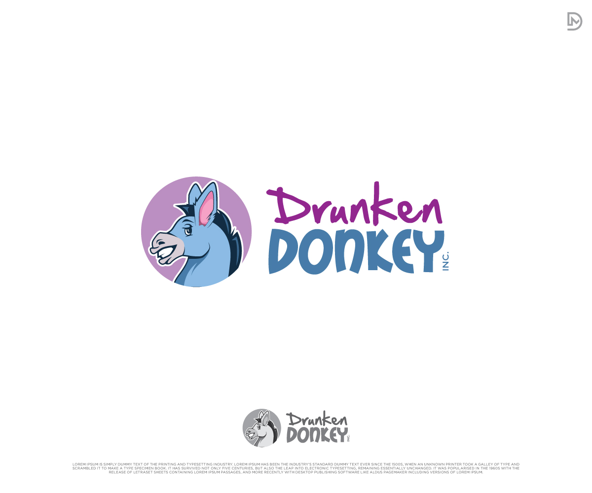 Diseño de Logo por D_Mantra para Drunken Donkey Inc | Diseño #31104713