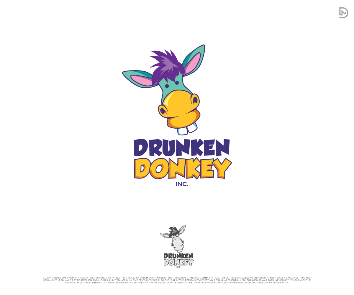 Design de Logo par D_Mantra pour Drunken Donkey Inc | Design #31110045