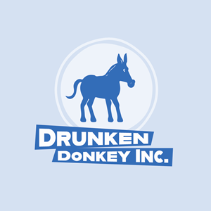 Logo Design by Albino Rhino for Drunken Donkey Inc | Design: #31076837