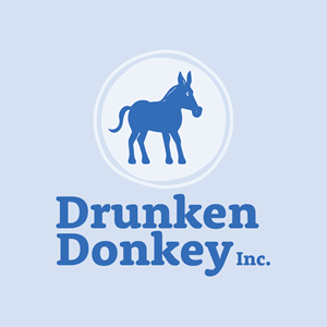 Logo Design by Albino Rhino for Drunken Donkey Inc | Design: #31076839