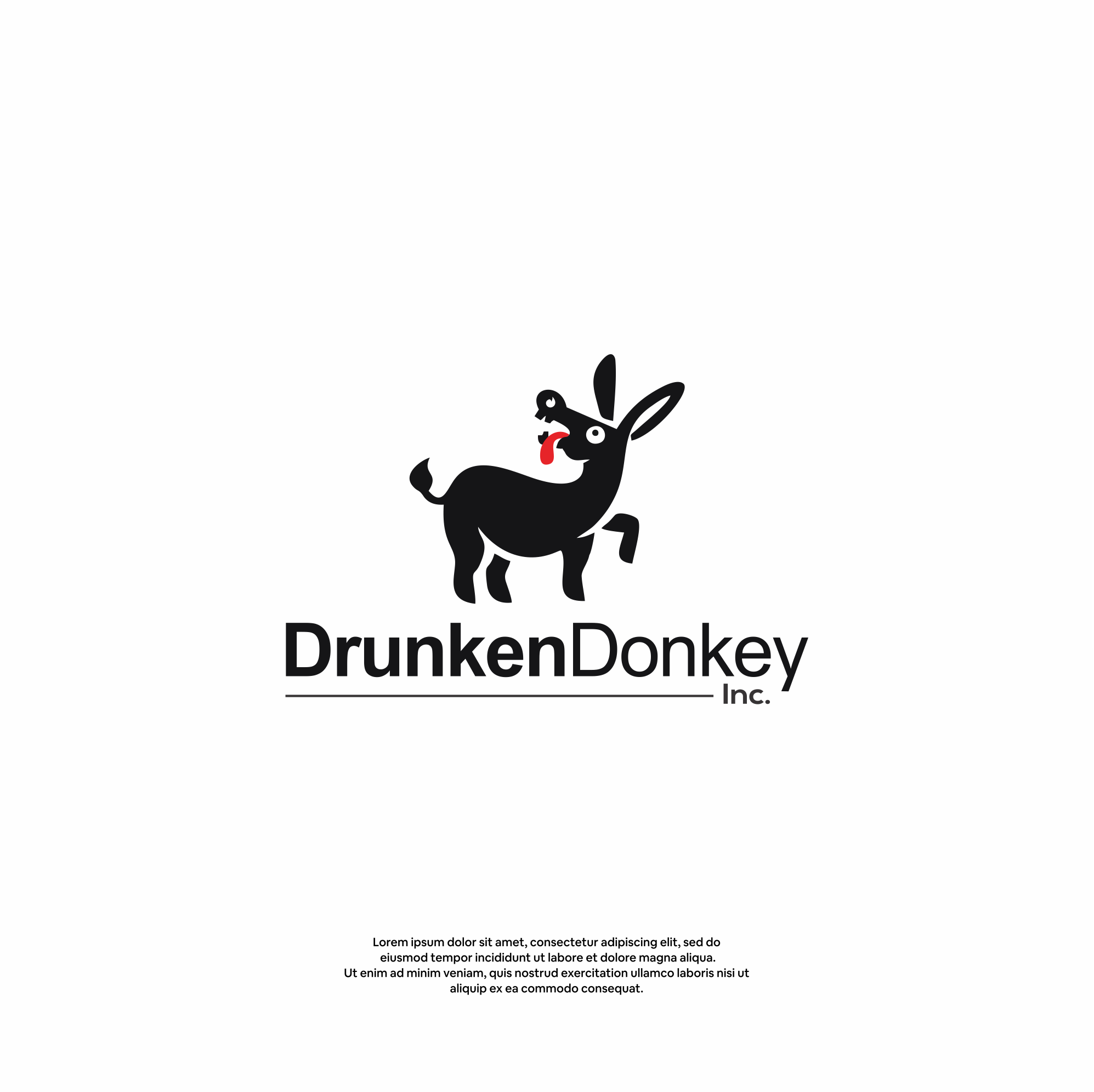Logo Design by DesignFirst for Drunken Donkey Inc | Design #31075480