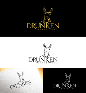 Logo Design by Dot Design 3 for Drunken Donkey Inc | Design: #31170058