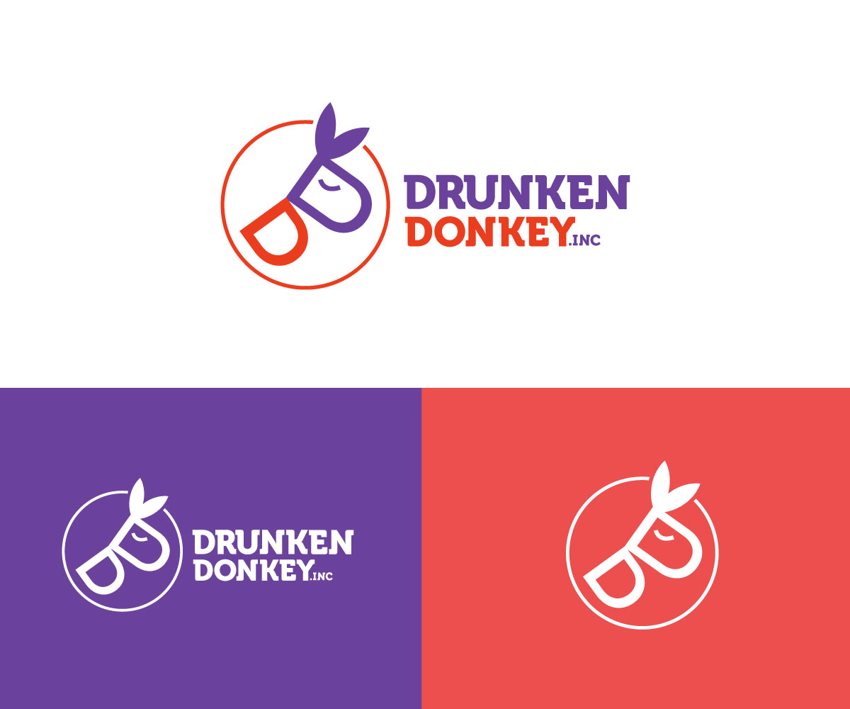 Logo Design by Ansh Design for Drunken Donkey Inc | Design #31078325