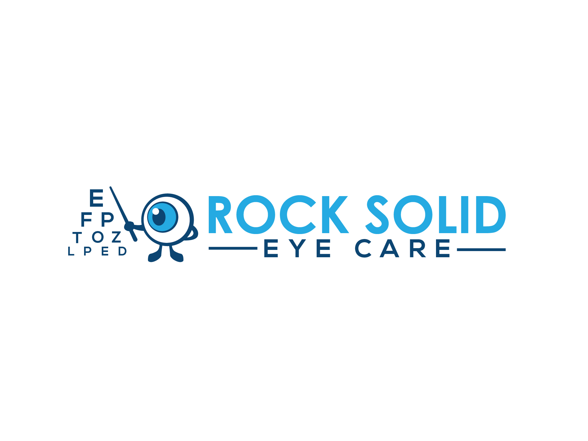 Logo Design by renderman for Rock Solid Eye Care | Design #31075366
