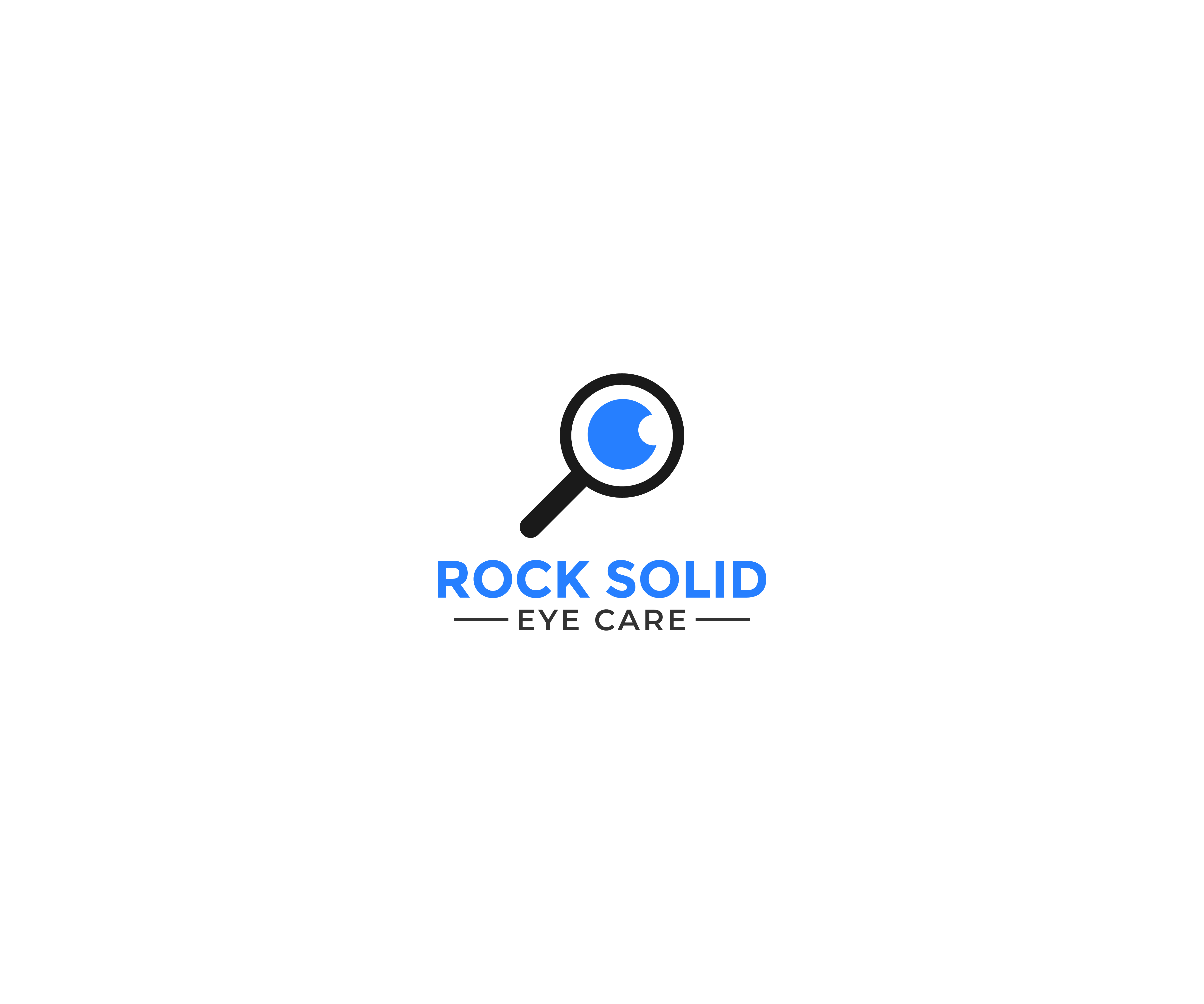 Logo Design by Editeight26 for Rock Solid Eye Care | Design #31078897