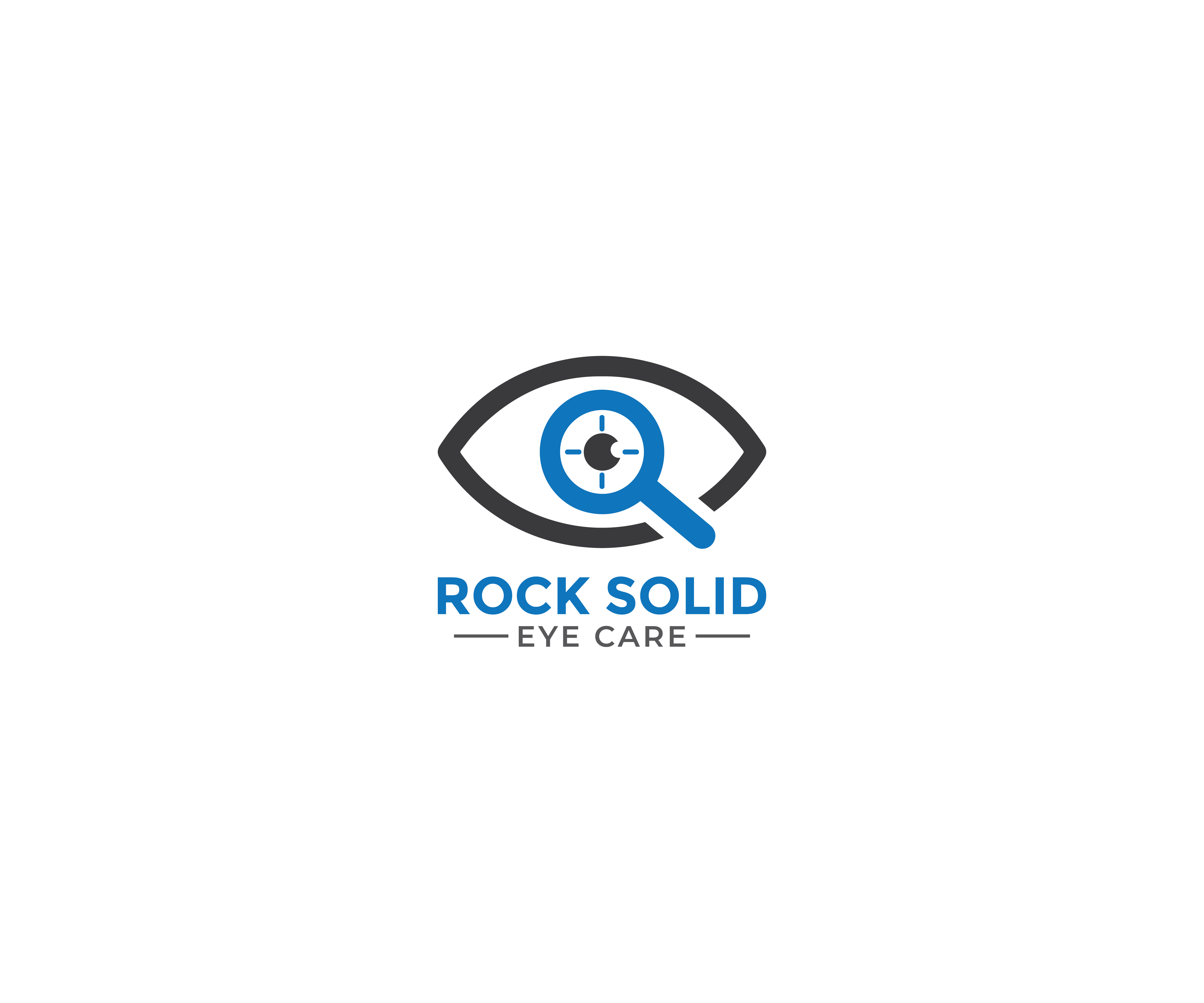Logo Design by Editeight26 for Rock Solid Eye Care | Design #31079137