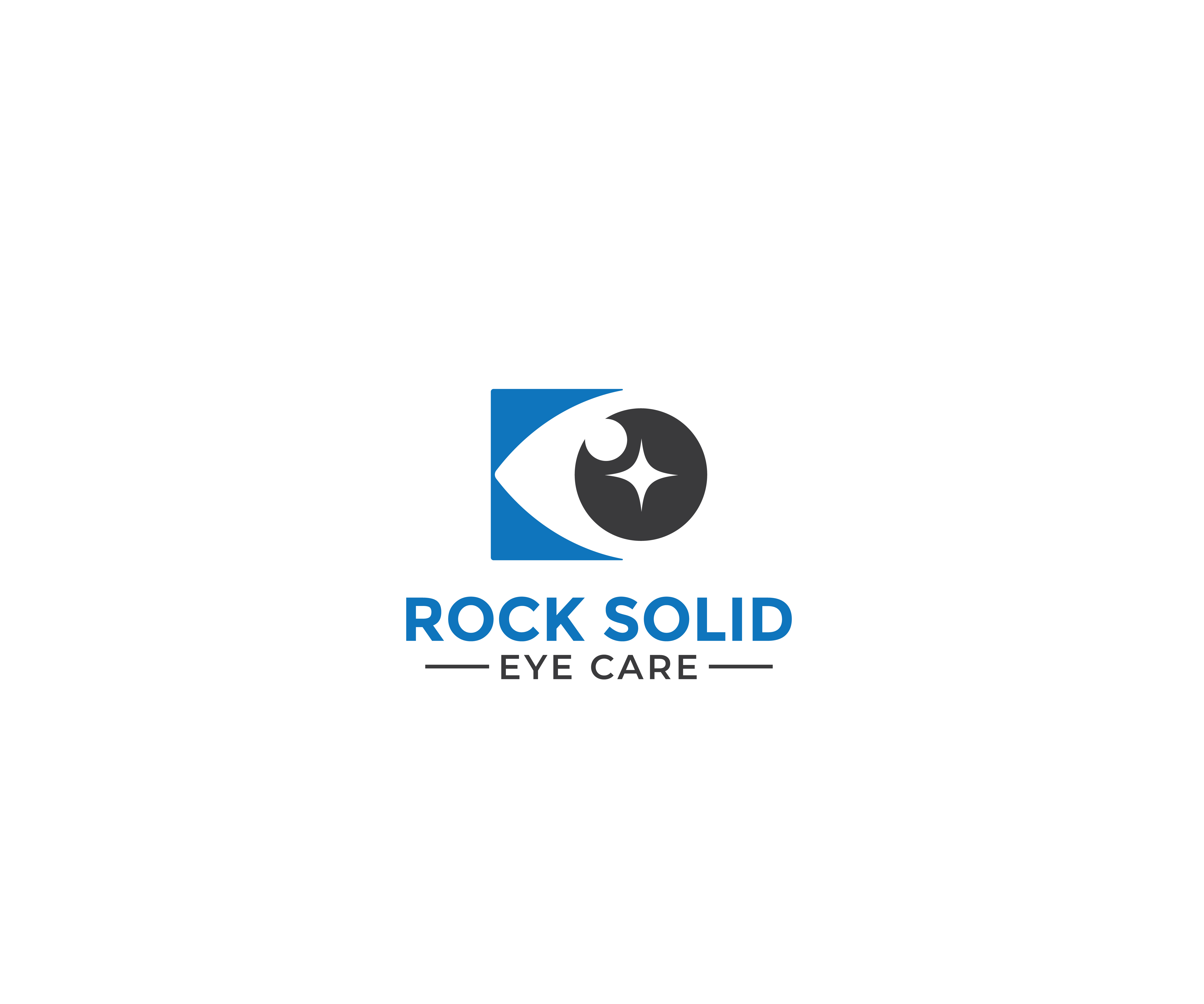 Logo Design by Editeight26 for Rock Solid Eye Care | Design #31079229