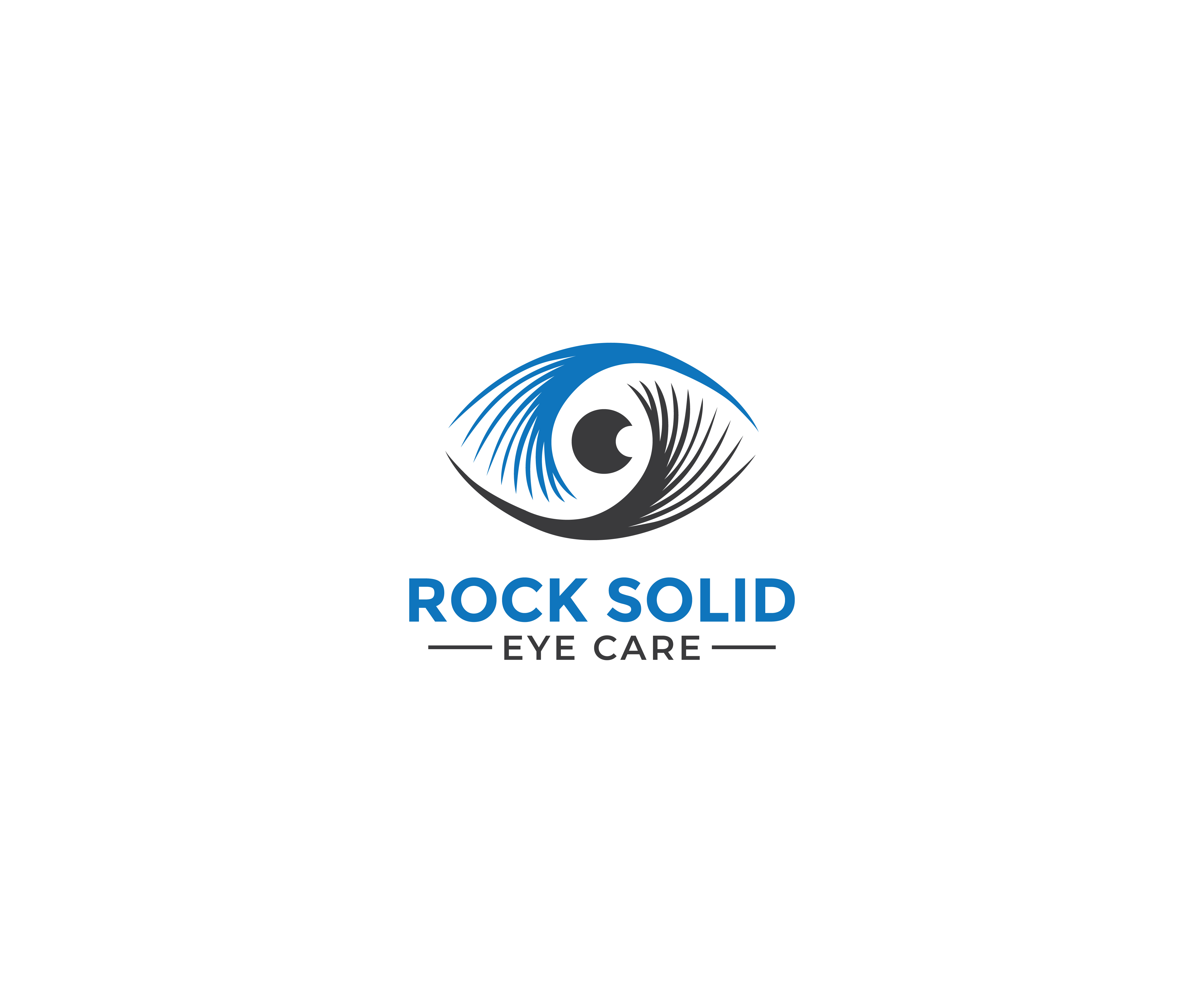 Logo Design by Editeight26 for Rock Solid Eye Care | Design #31079256