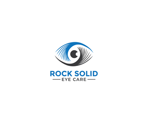 Logo Design by Editeight26 for Rock Solid Eye Care | Design: #31079256