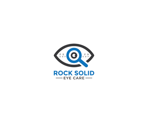 Logo Design by Editeight26 for Rock Solid Eye Care | Design #31087674