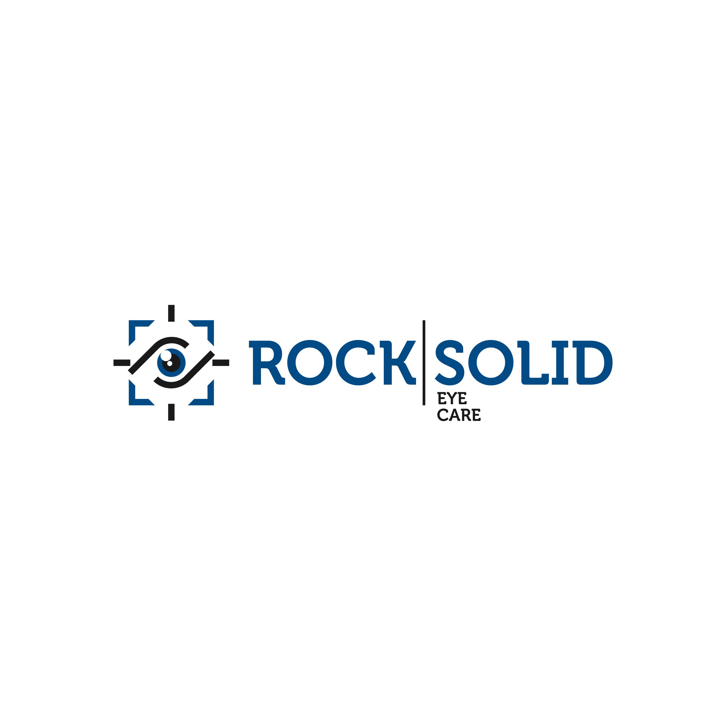 Logo Design by Jeferson HP for Rock Solid Eye Care | Design #31074884