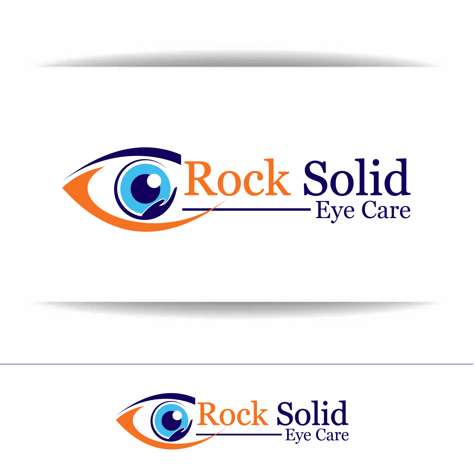 Logo Design by HAKIMA 2 for Rock Solid Eye Care | Design: #31084517