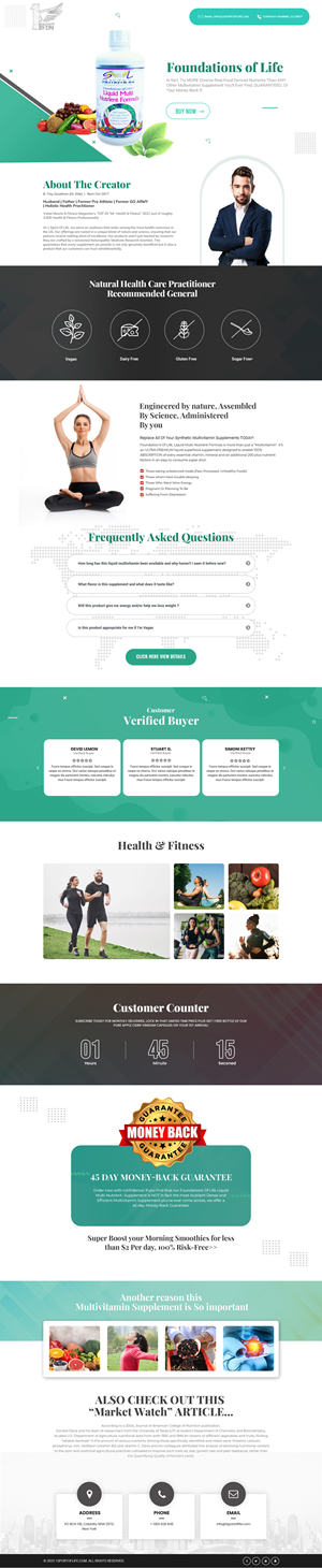 Web Design by Dream Logo Design for 1 Sport Of Life Global Inc | Design: #31089665