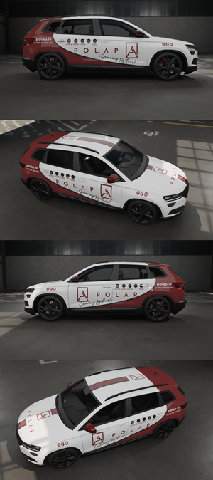 Car Wrap Design by VEDG for SIA Poligrafijas Apgads POLAP | Design: #31123163