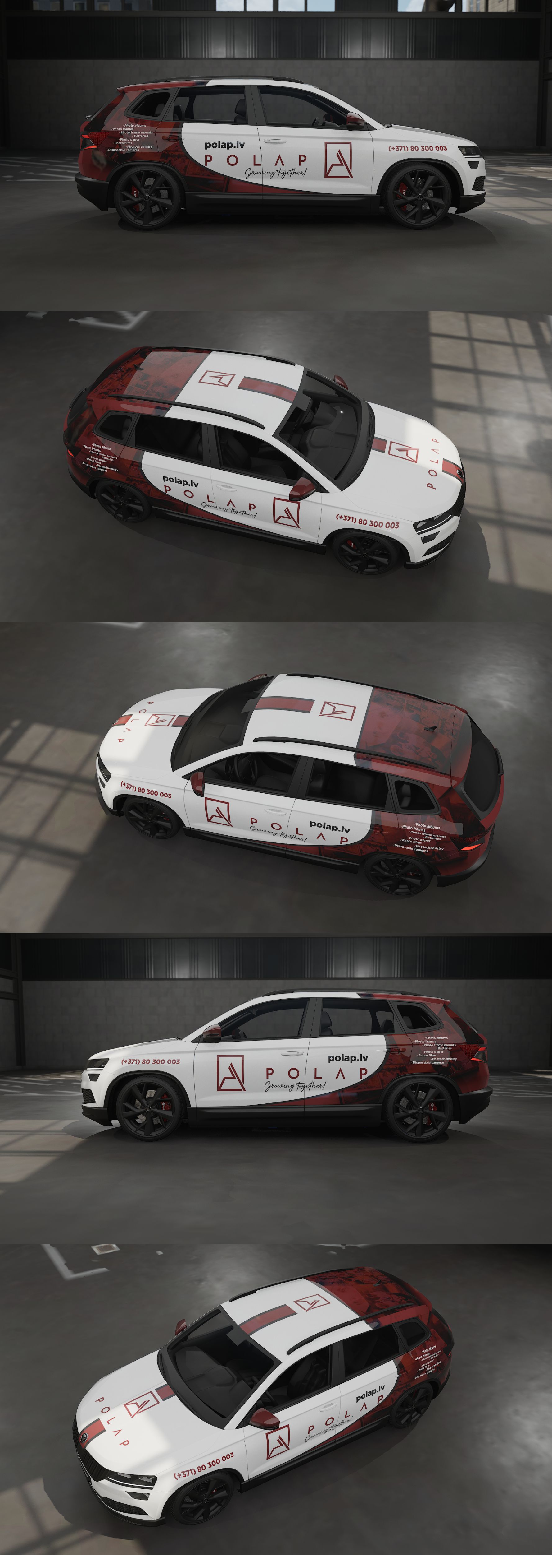 Car Wrap Design by VEDG for SIA Poligrafijas Apgads POLAP | Design #31135207