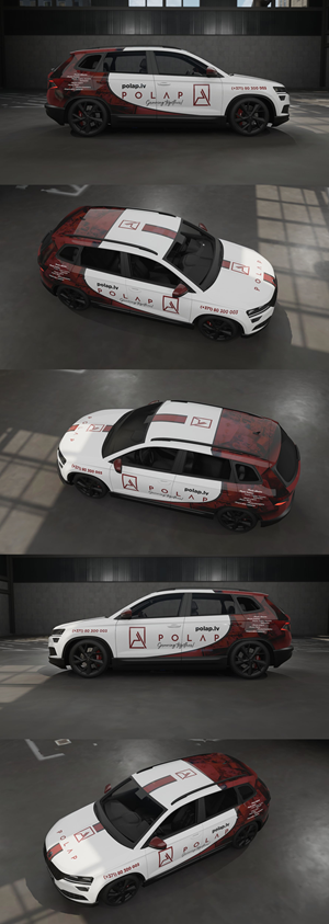 Car Wrap Design by VEDG for SIA Poligrafijas Apgads POLAP | Design: #31135207