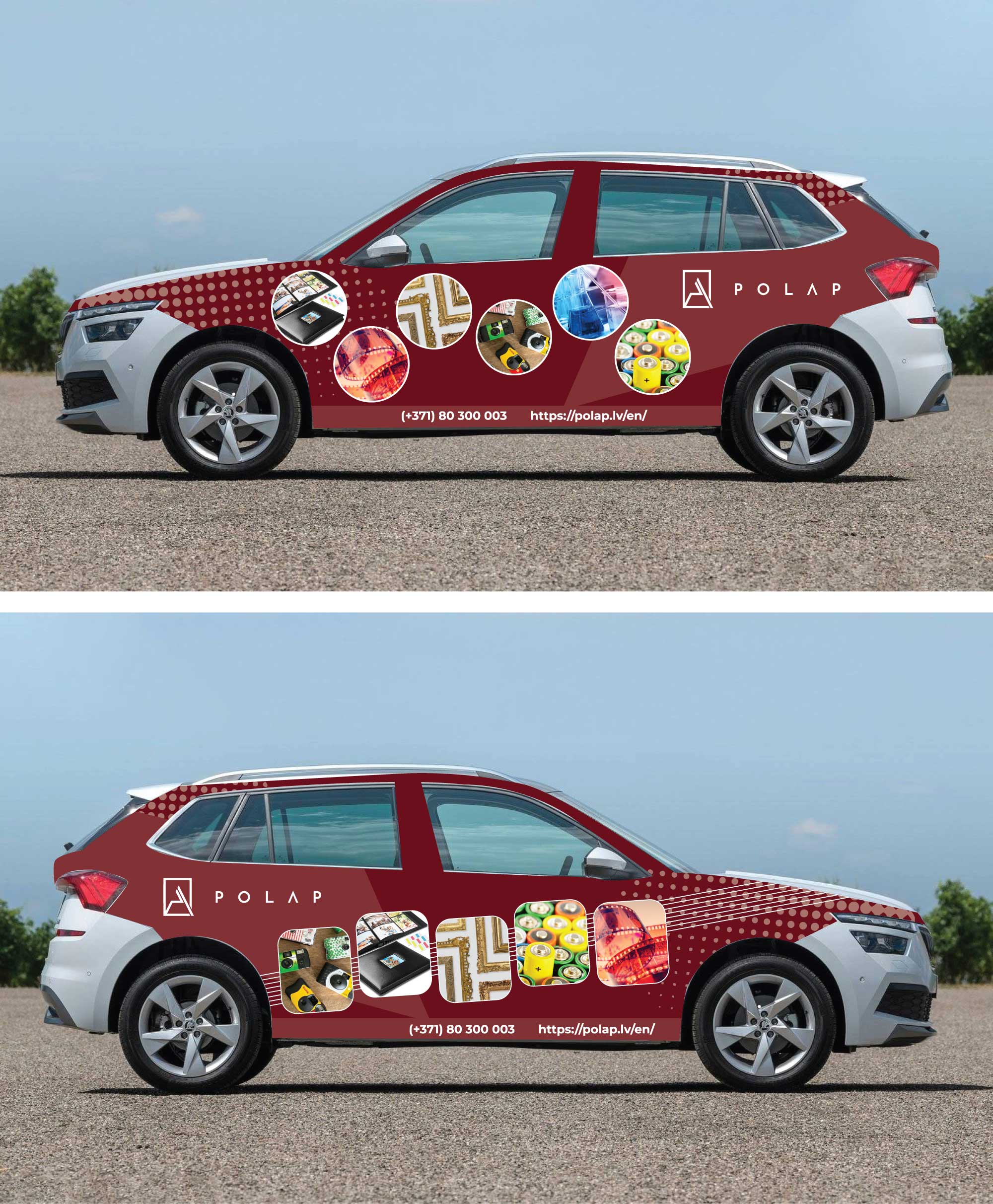 Car Wrap-Design von AbuBD für SIA Poligrafijas Apgads POLAP | Design #31141066