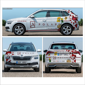 Car Wrap Design by DG+ for SIA Poligrafijas Apgads POLAP | Design: #31143474