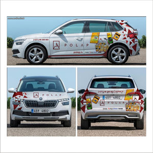 Car Wrap Design by DG+ for SIA Poligrafijas Apgads POLAP | Design: #31154061
