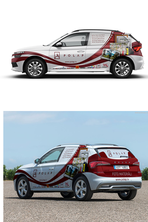 Car Wrap Design by Czeh for SIA Poligrafijas Apgads POLAP | Design: #31111230