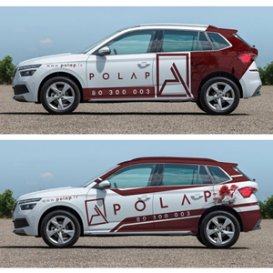 Car Wrap Design by Yoga Tri for SIA Poligrafijas Apgads POLAP | Design: #31103906