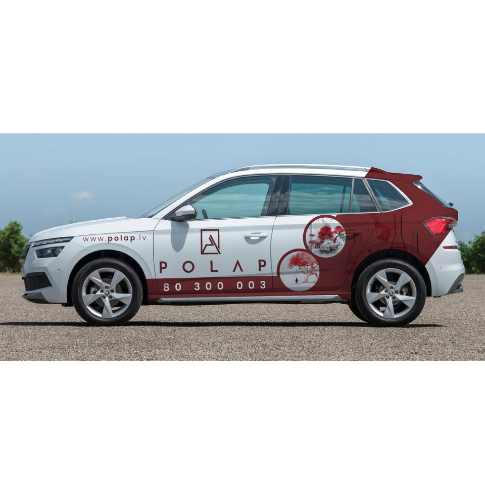 Car Wrap Design by Yoga Tri for SIA Poligrafijas Apgads POLAP | Design #31113319