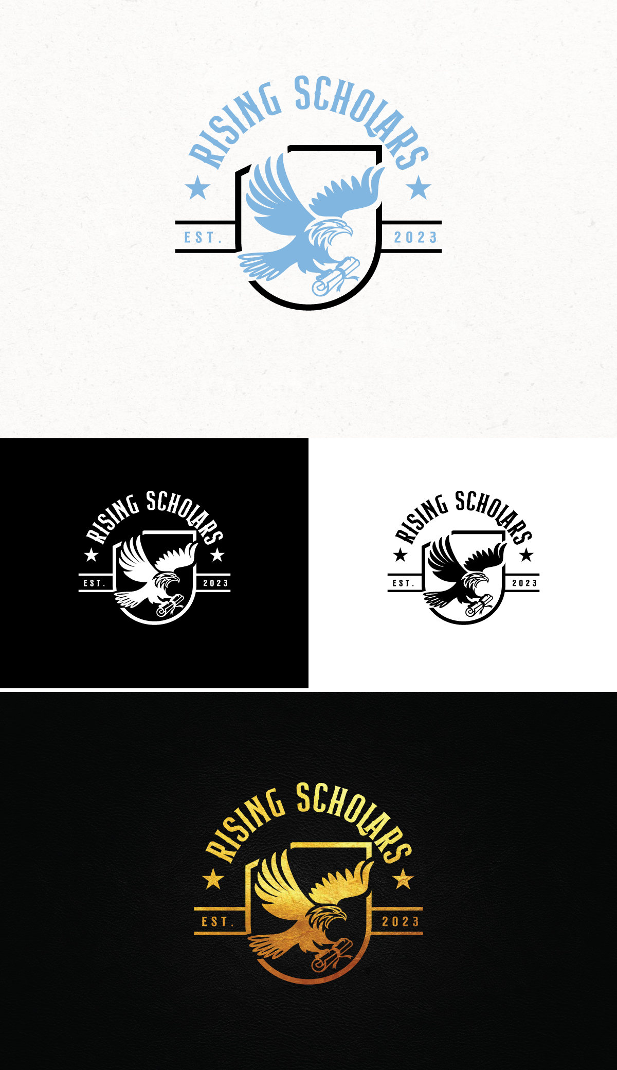 Logo Design by Logo Stock for Rising Scholars Network | Design #31105311